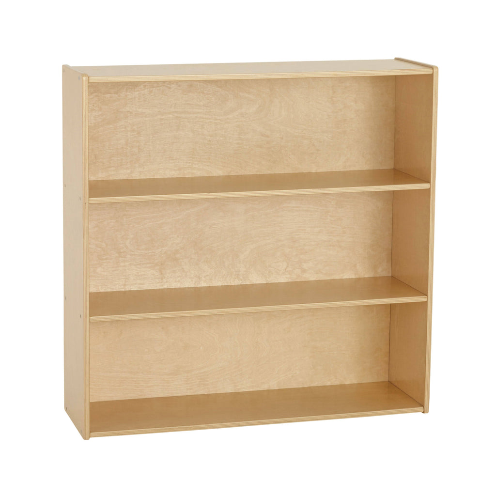 Birch 3-Shelf Storage Cabinet with Back 36in H A652