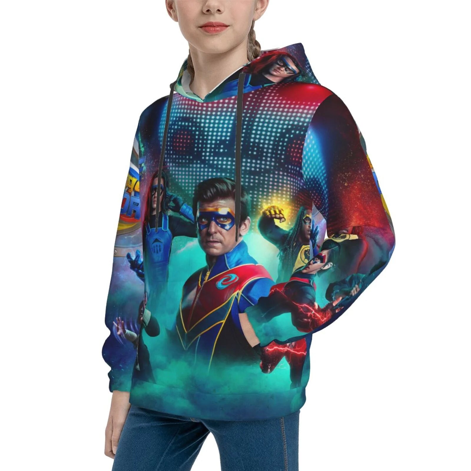 Youth Hooded Pullover Sweatshirt With Pocket R81174