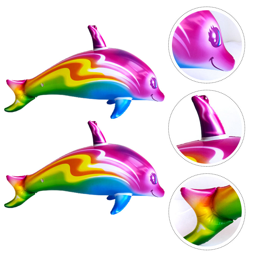 2pcs Inflatable Dolphin Toys P436
