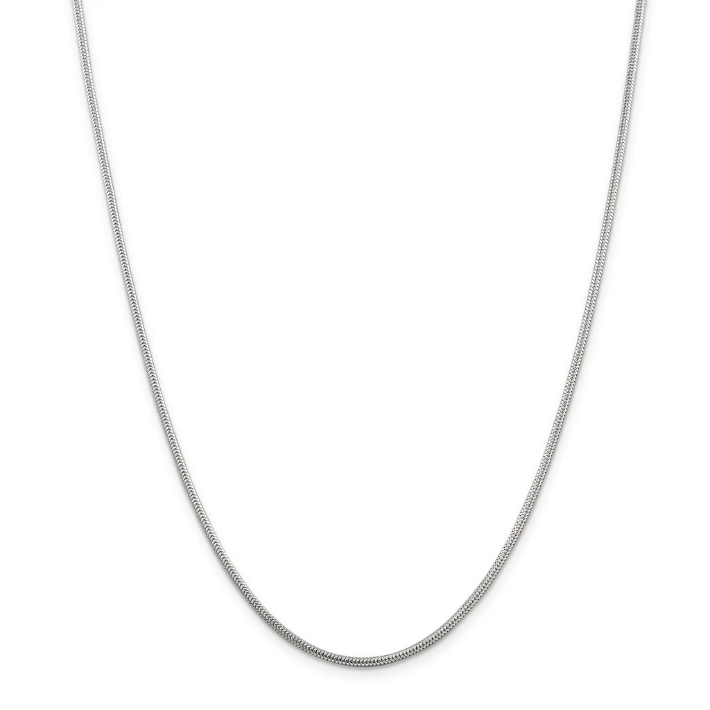 Sterling Silver 1.6mm Round Snake Chain F419234