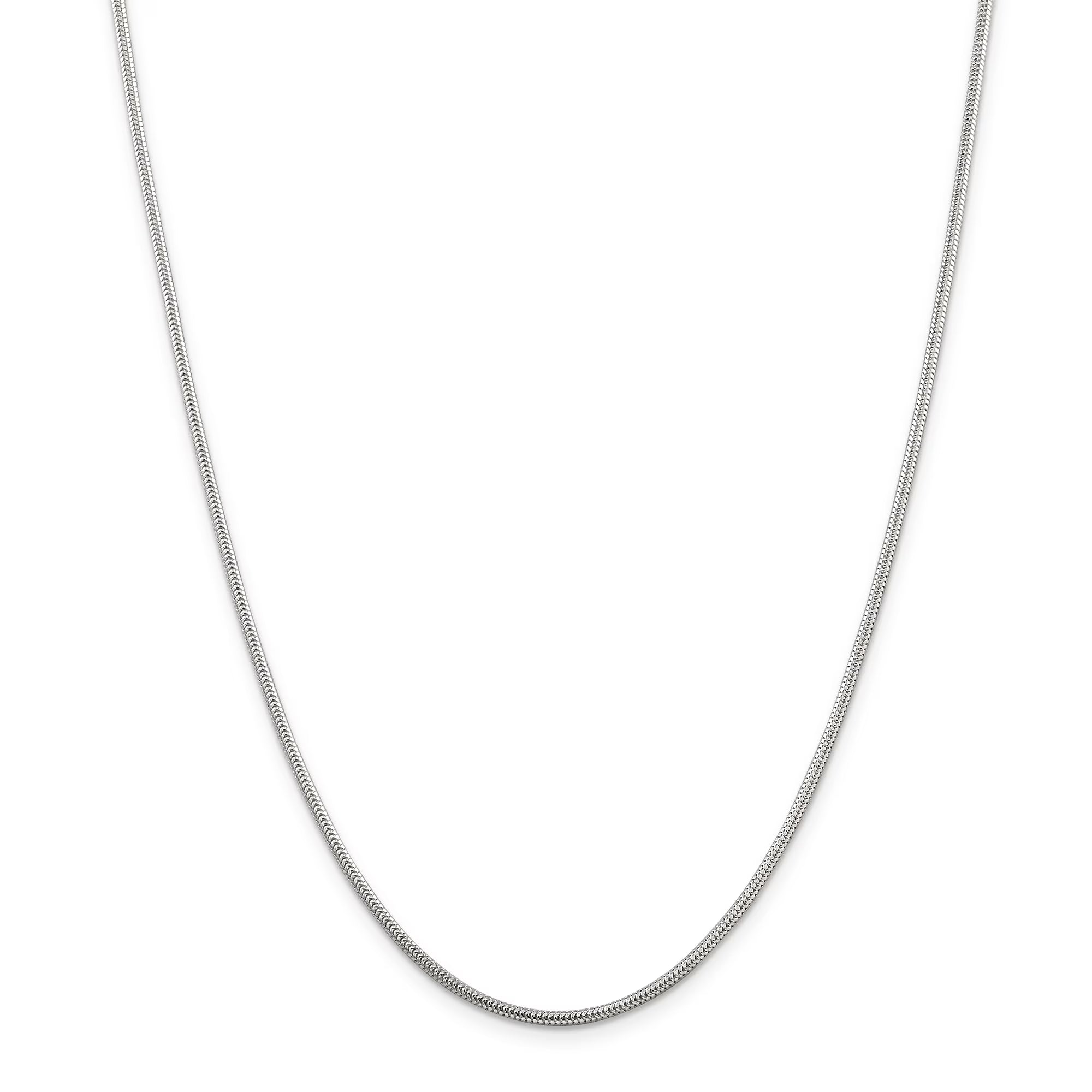 Sterling Silver 1.6mm Round Snake Chain F419234