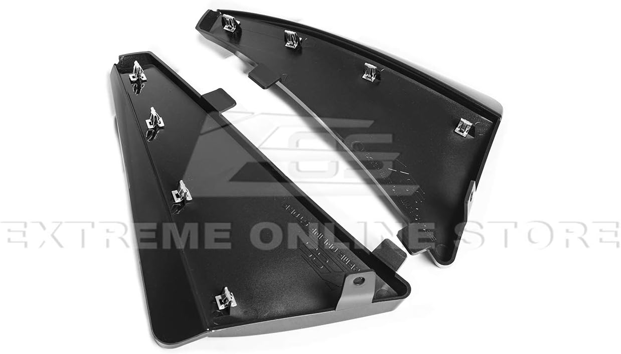 Carbon Flash Metallic Front & Rear Side Splash Guards Mud Flap Pair for Chevrolet Corvette C8 H39249