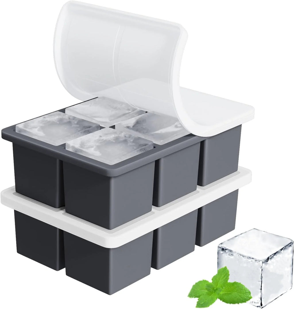 Large Square Silicone Ice Cube Tray 2Pack K993