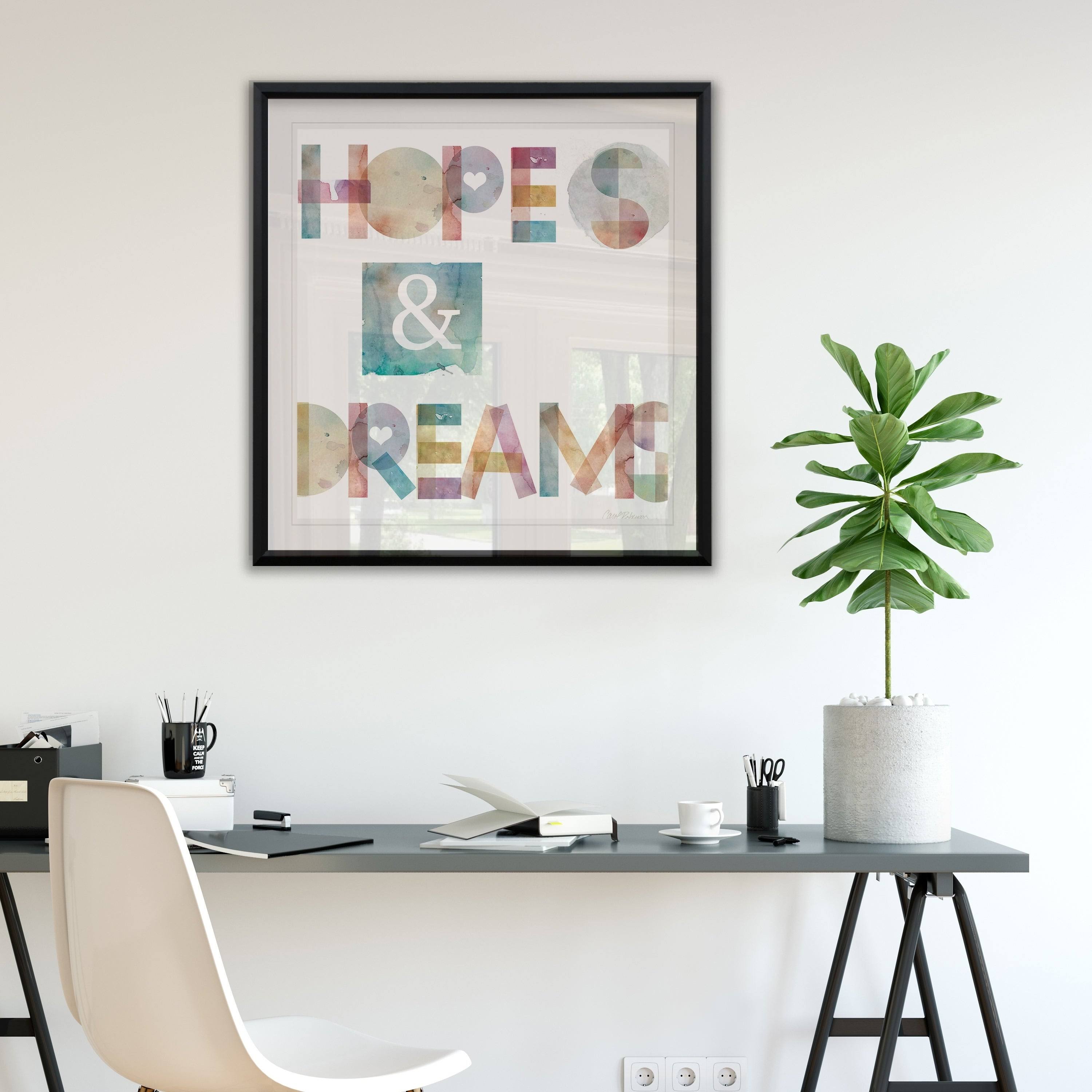 Framed Giclee Print 26x26 T73371