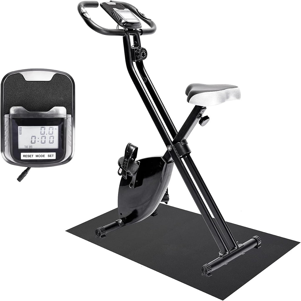 Folding Magnetic Upright Exercise Bike with LCD Screen P3019