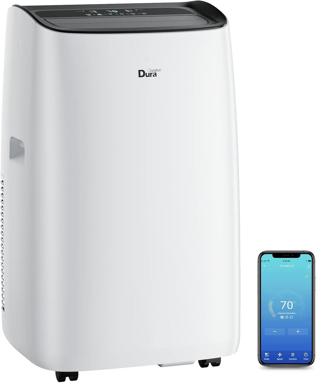 White Smart Portable Air Conditioner, 12000 BTU O8796