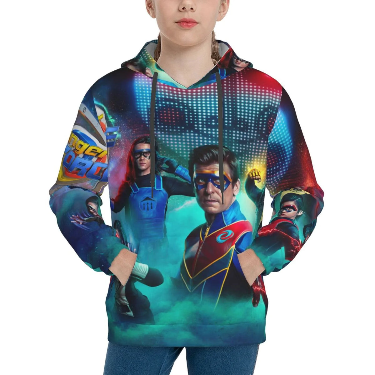 Youth Hooded Pullover Sweatshirt With Pocket R81174