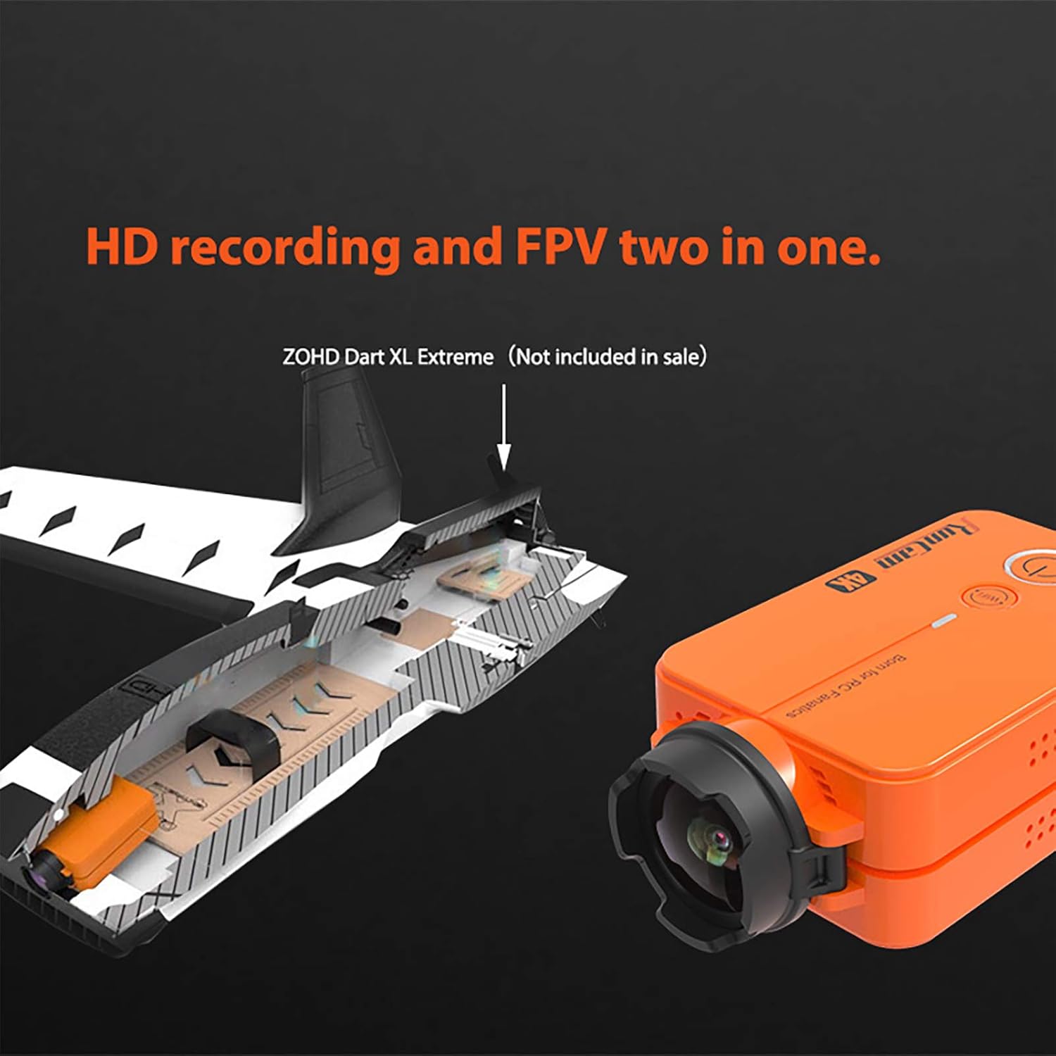Orange 4K FPV Sports Action Camera Y4833