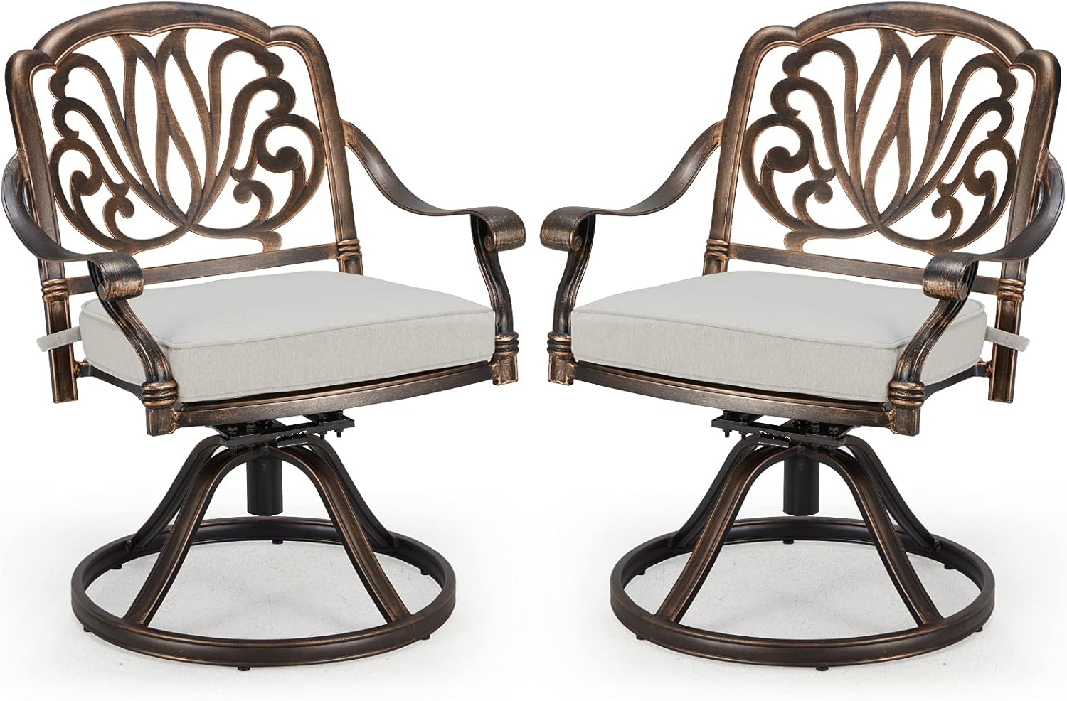 35.4 Cast Aluminum Patio Bistro Table A1986