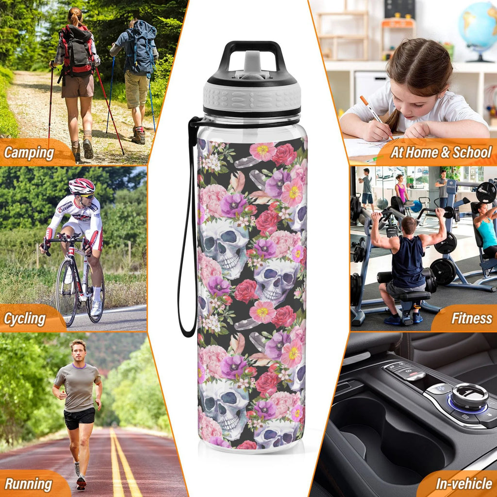 32oz Tritan Water Bottle with Straw W17408