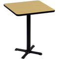30 in. Square Bar Stool Table - Fusion Maple H282818