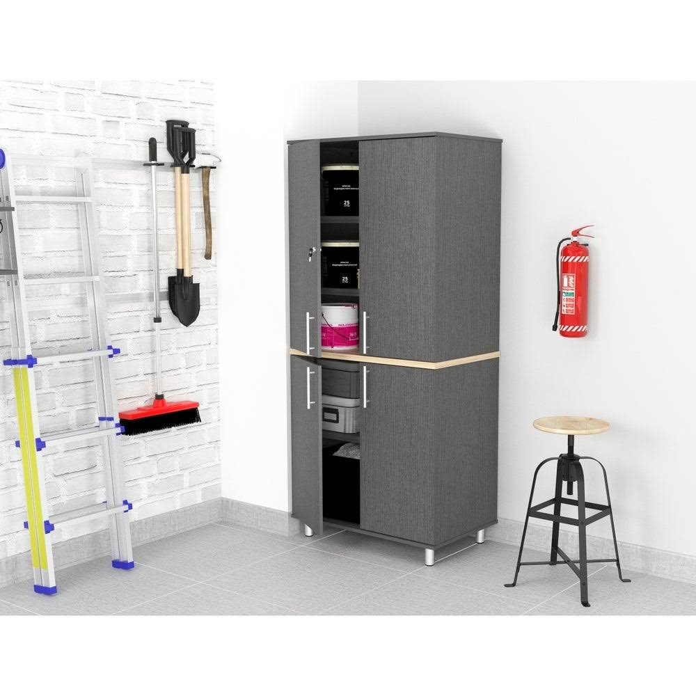 Graphite Grey Garage Cabinet Q74929