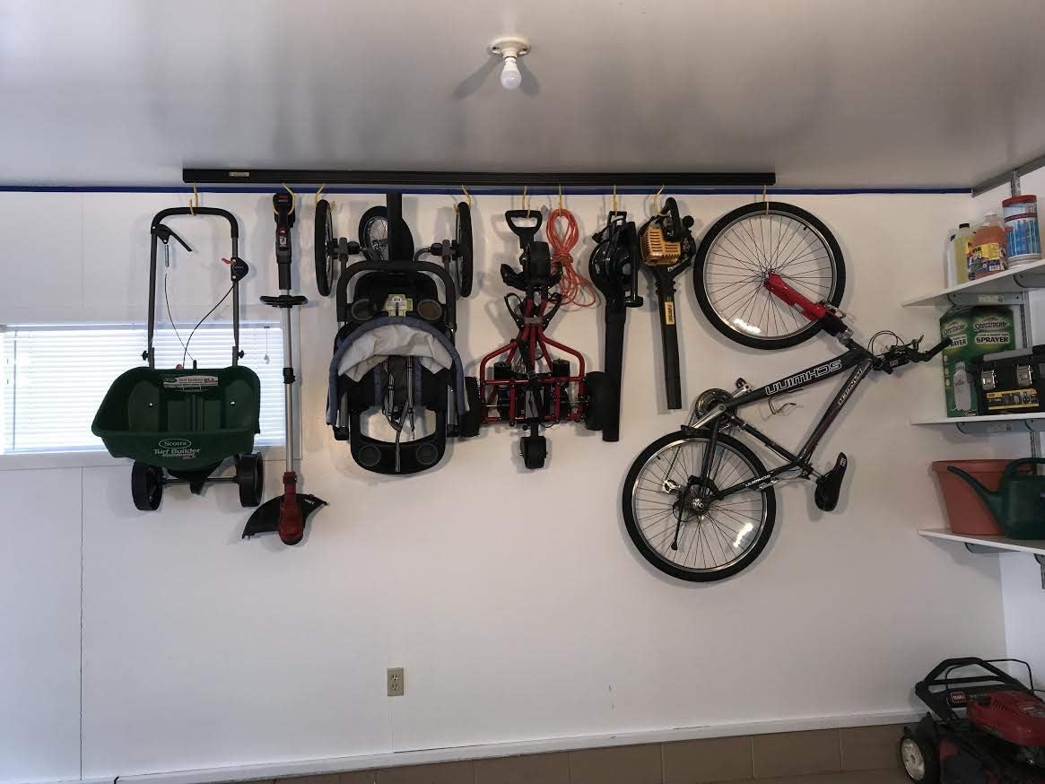 Adjustable Overhead Garage Ceiling Storage Rack Pack of 2 U47875