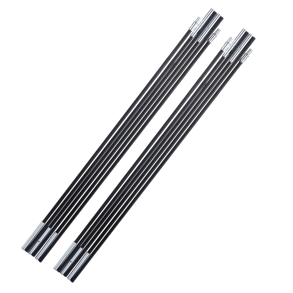 Fiberglass Camping Tent Pole Bars Sunshelter Support Rods Awning Frames Kit I46759
