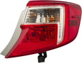 Tail Light for Toyota Camry 2012-2014, Passenger Side, Pack of 2 H5974