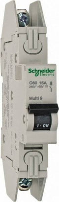 15 Amp 1 Pole DIN Rail Mounted Miniature Circuit Breaker I67116