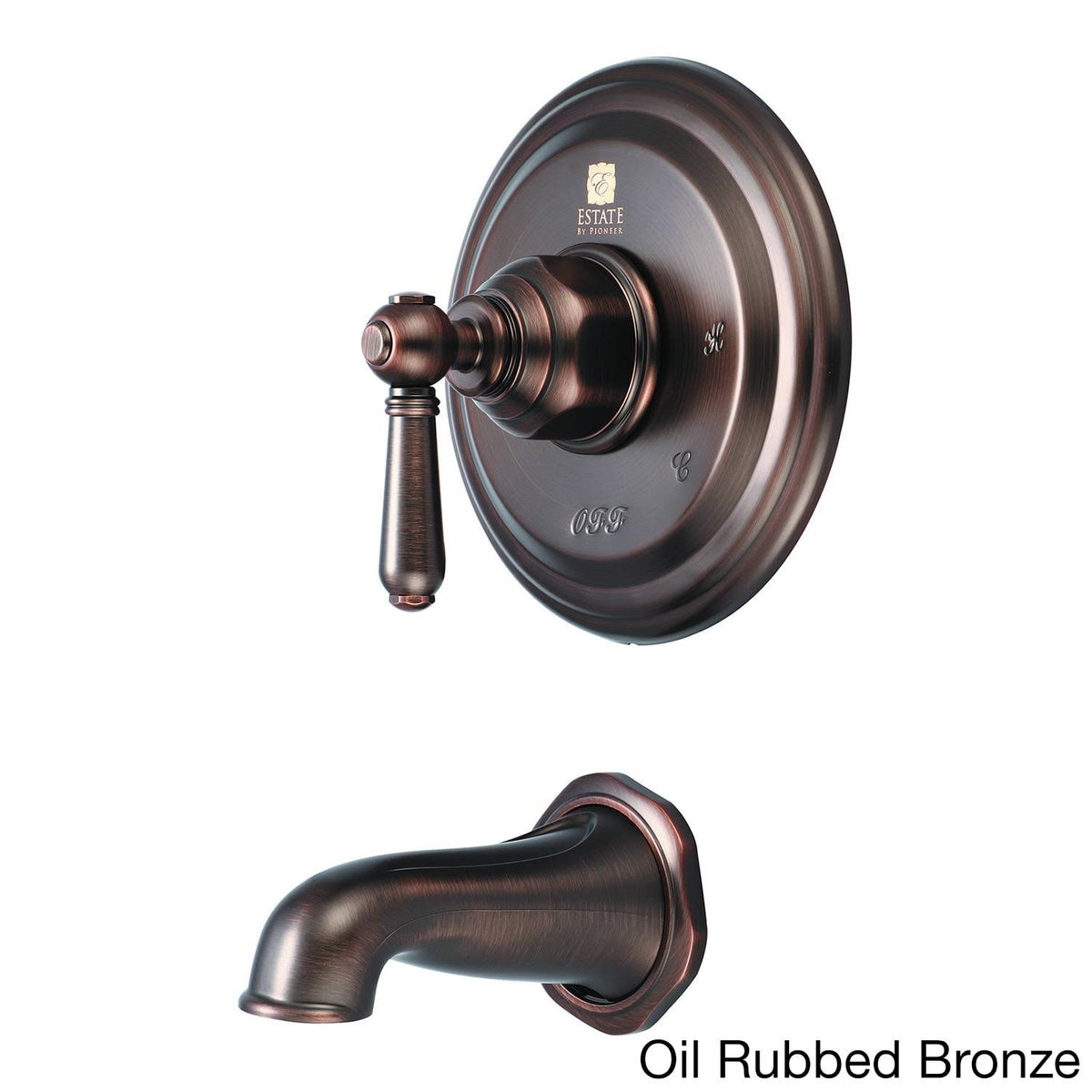 Oil Rubbed Bronze Single Handle Wall Mount Tub Trim Set C7896