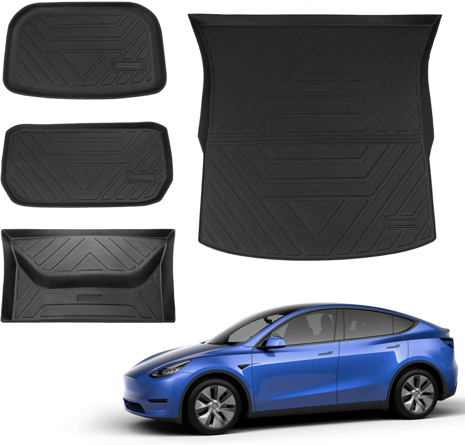 Tesla Model Y Trunk Mat Cargo Liner (A Set of Four) K458