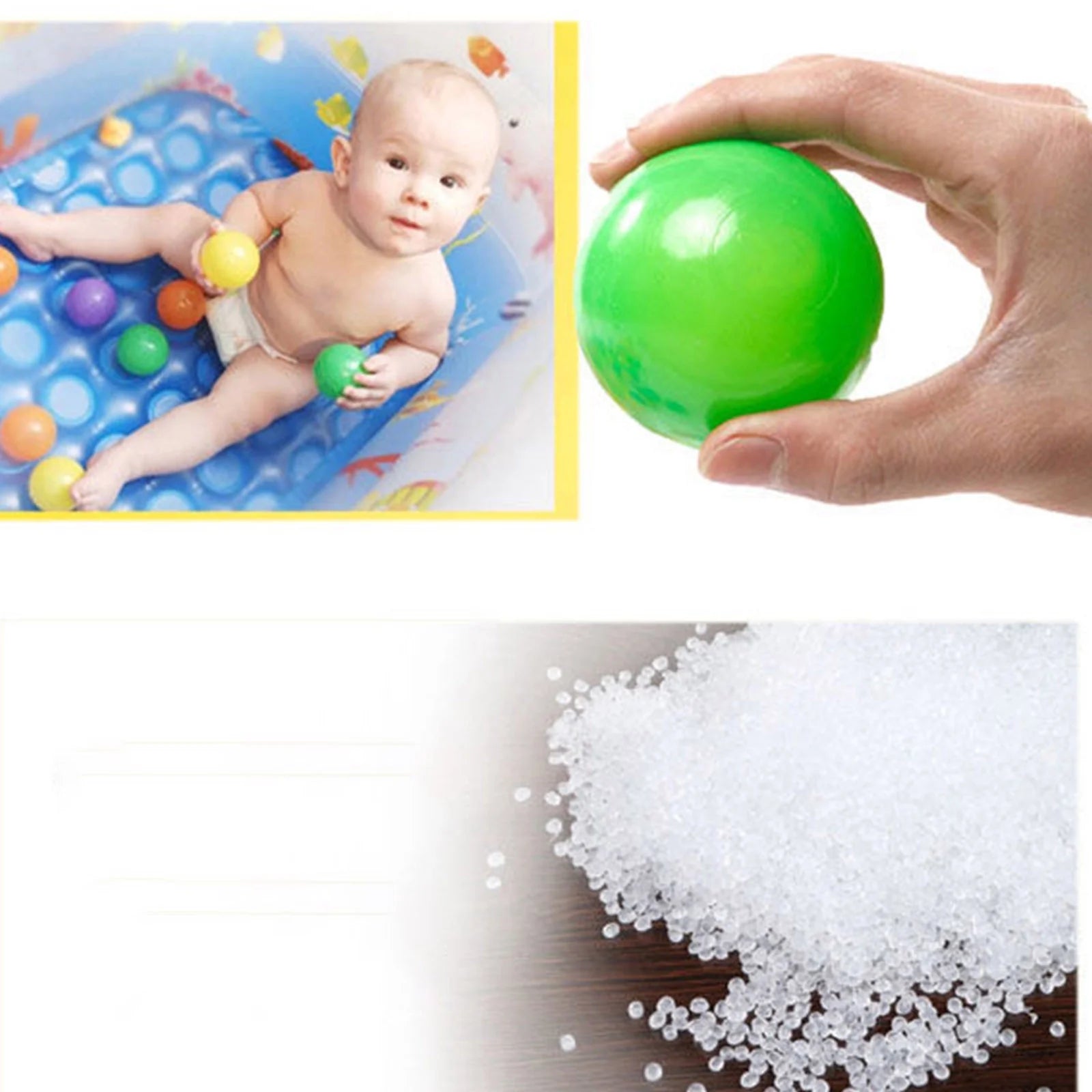 50PCS 5.5cm Soft Plastic Ocean Balls L799