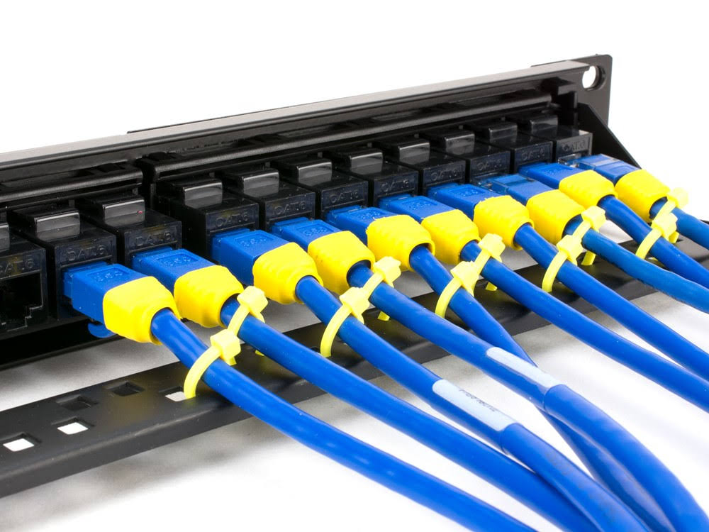 Cat6 High-Density Feed Through Patch Panel - 48 Port 2U W53953